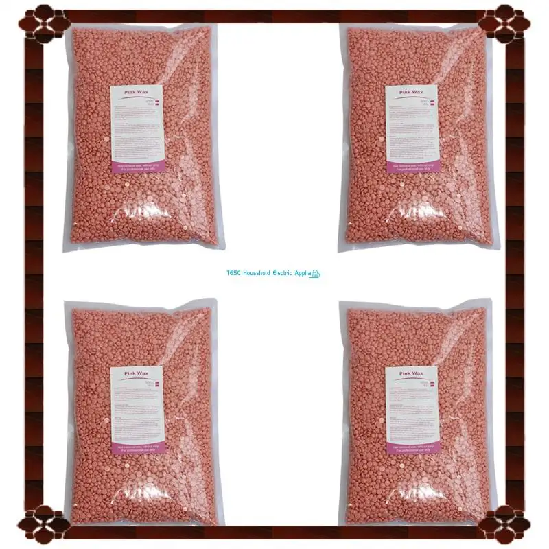 تسليم 24 ساعة 4X 500 جرام فاصوليا شمع لإزالة الشعر كامل الجسم فيلم ساخن خرز شمع مزيل الشعر الصلب لآلة سخان الشمع S
