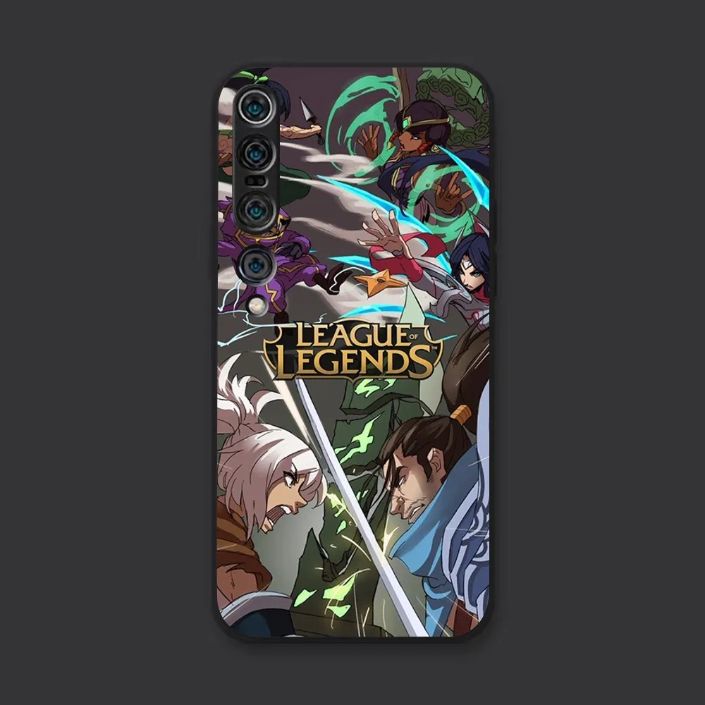 Casing ponsel League of Legends, sarung HP hitam SUltra untuk Xiaomi 11 Redmi Note 11 5G 8T 9A 9 10T Note8Pro Note9 12