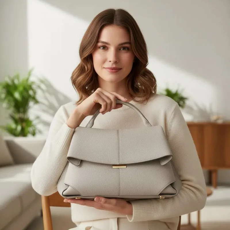 حقيبة يد نسائية جديدة عالية الجودة حقيبة يد جلدية فاخرة الملمس حقيبة كتف عصرية حقيبة سفر متعددة الاستخدامات y2k