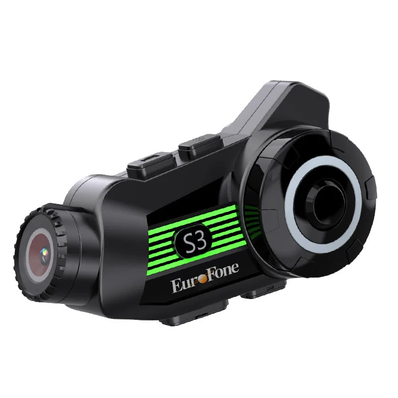 2025 hot sale Cross-border riding motorcycle helmet bluetooth headset recorder all-in-one machine wireless high definition 2K vi