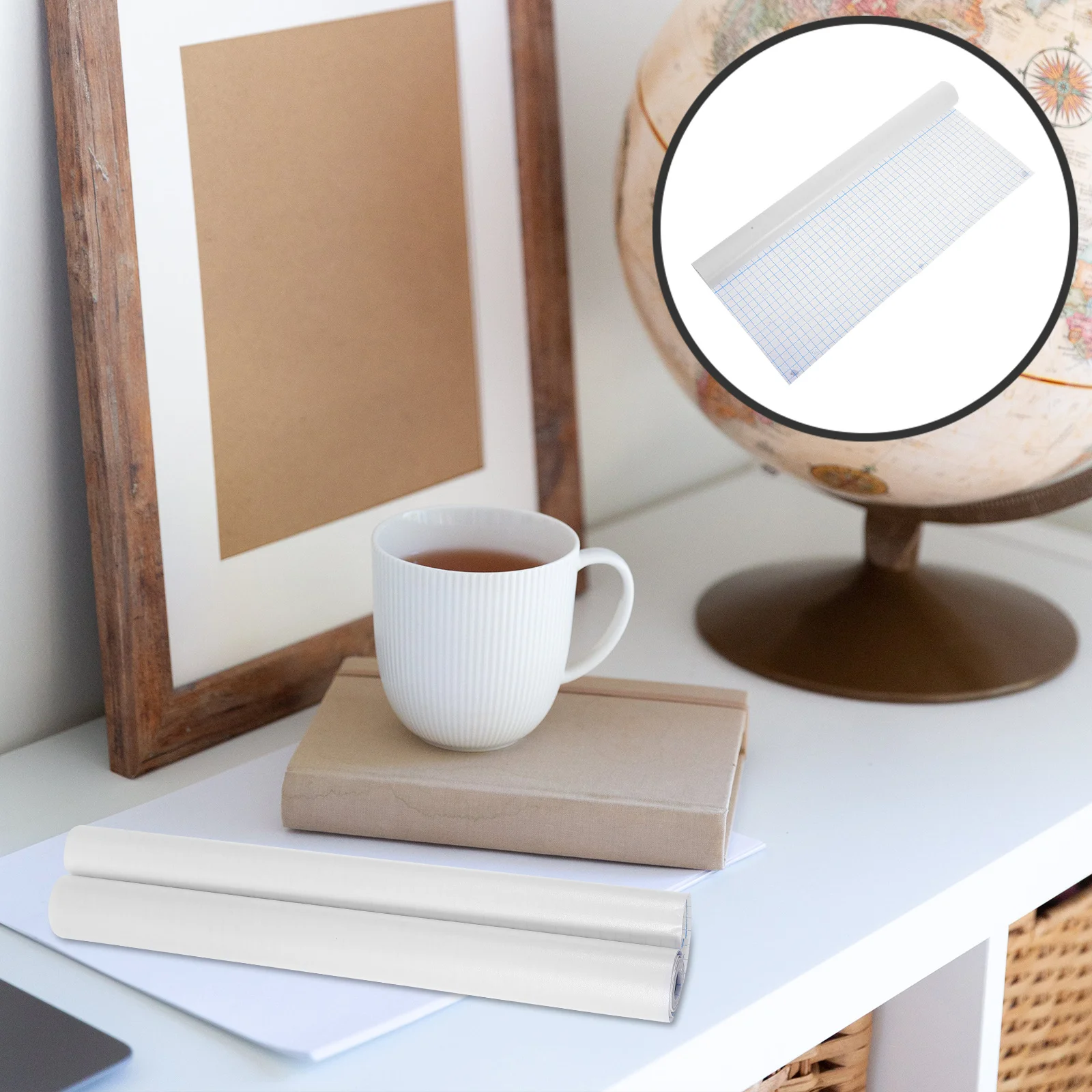 

5pcs Clear Self Adhesive Book Cover Covers Plastic Notebook Transparent Protector Paper