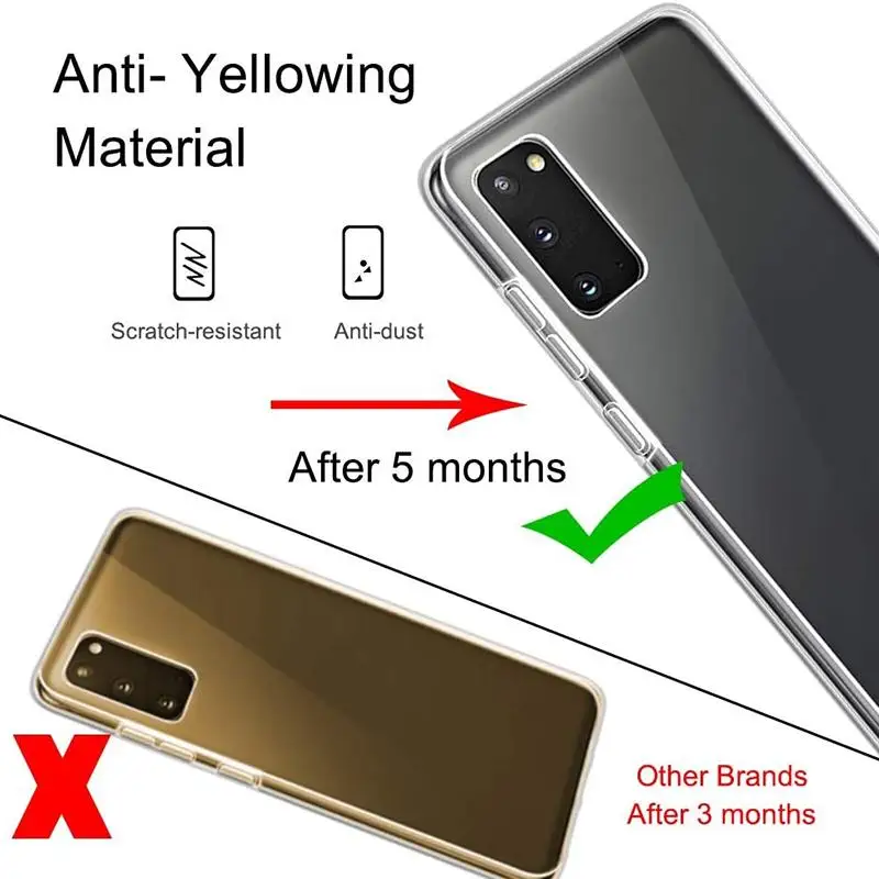 360 Dual Layer Protection Case For Samsung Galaxy S20 S21 S22 S23 S24 Plus Ultra A33 A34 A35 A52 A53 A54 A55 5G Front+Back Cover
