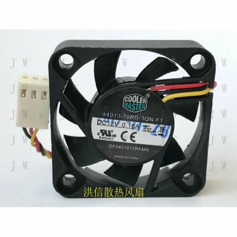 DDW  1pcs fpr Cooler Master A4010-70RB-3QN-F1 DF0401012RFMN 12V 0.16A Fan 3pin