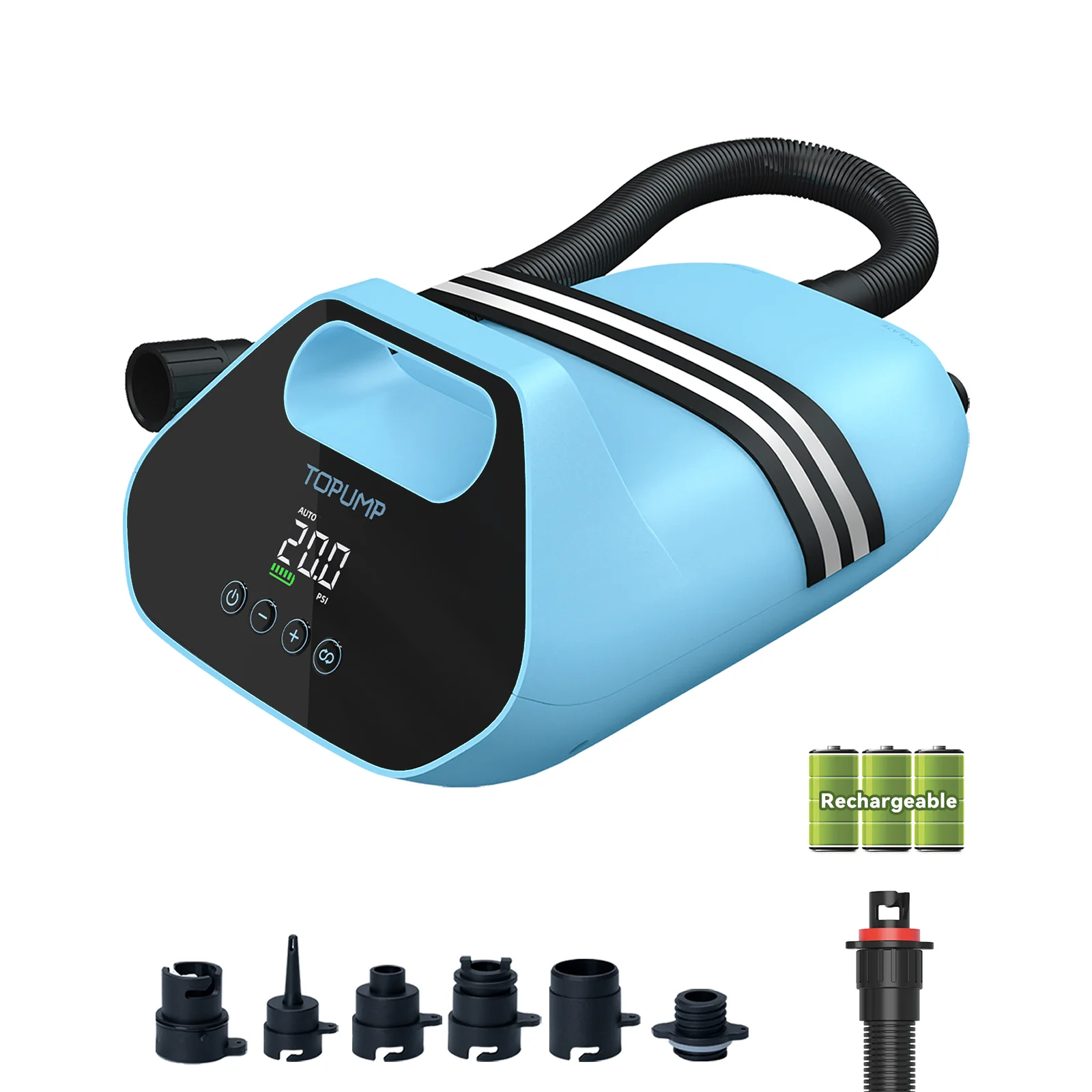 高圧20PSI電動5200mAh 18.5VインフレータブルSUPポンプコンプレッサー