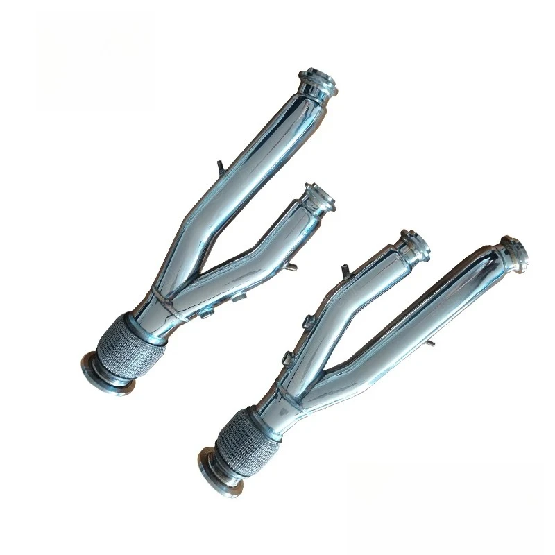304 Stainless Steel Car Exhaust Downpipe Box Packing for Lamborghini LP700 Polish