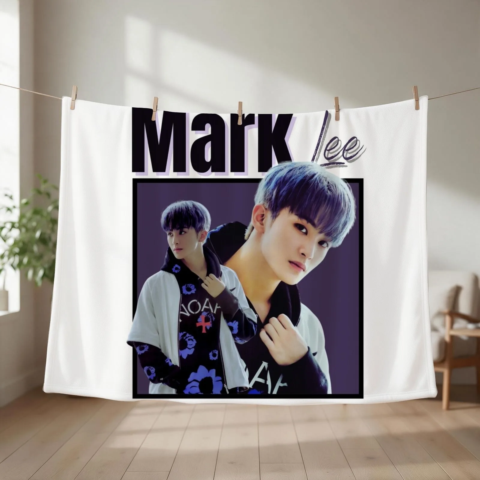 Mark Lee Throw Blanket Decorative Sofas Cute Decorative Sofa Flannel Fabric Blankets