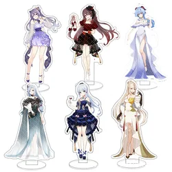New Anime Genshin Acrylic Stand Model Figure Cosplay Plate Holder Topper Birthday Fans Christmas Desk Decor Plate Gift