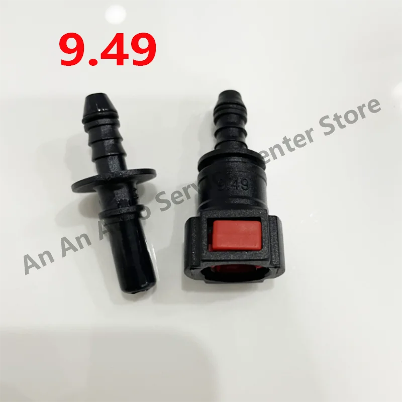 Car Fuel Line Coupler Hose Quick Connect 6.3 7.89 9.49 Rubber Nylon Oil Line Pipe Adapter Disconnect Release Hose Connector