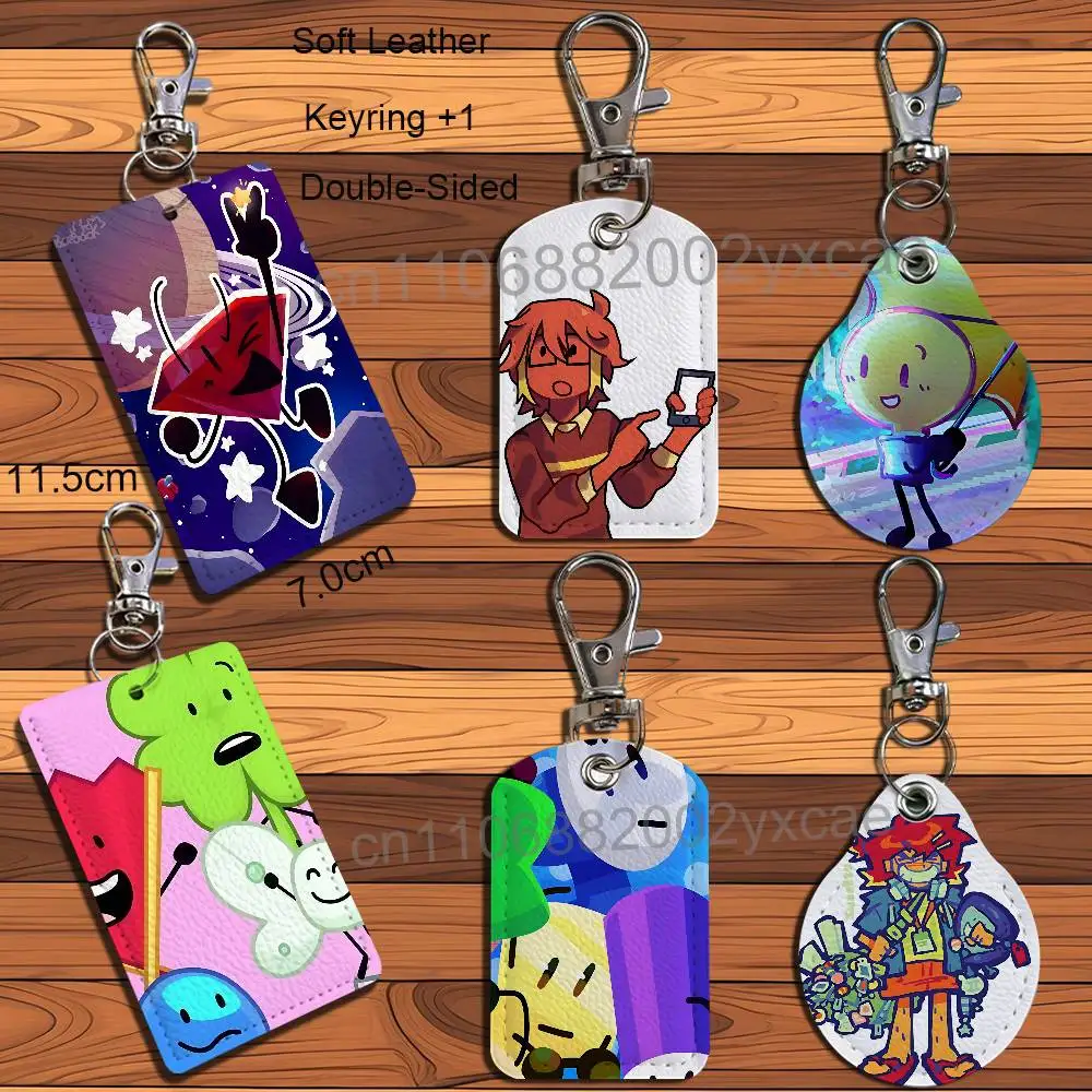 

Fan Inanimate Insanity II Cartoon Singer Anime Card Keychain Fashion Pendant Bag ID Door Card Case Bus Card Cute Adult