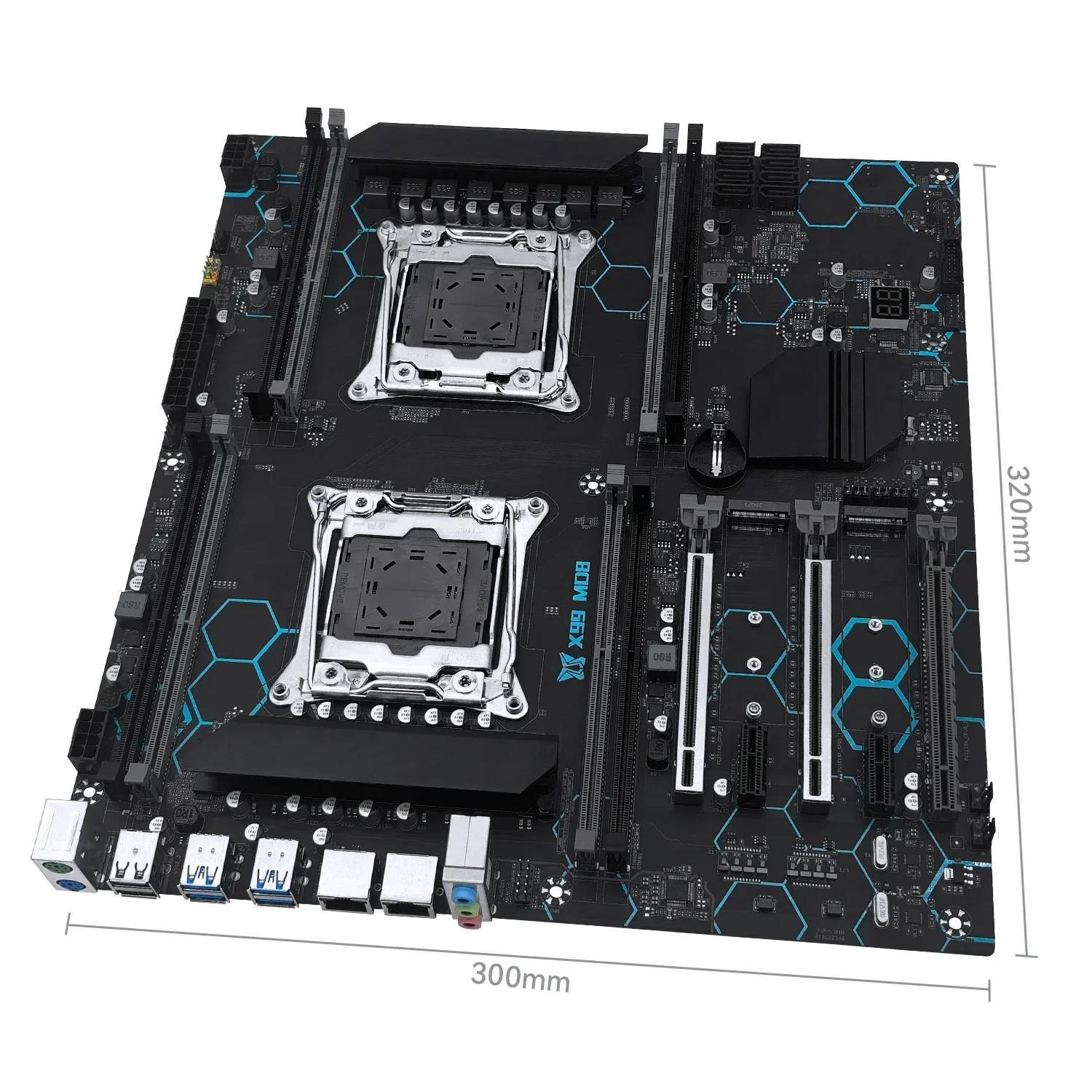 X99 MD8 MACHINIST X99 Dual CPU Motherboard Supports LGA 2011-3 Intel Xeon E5 V3/V4 processor and DDR4 RAM Four-channel memory