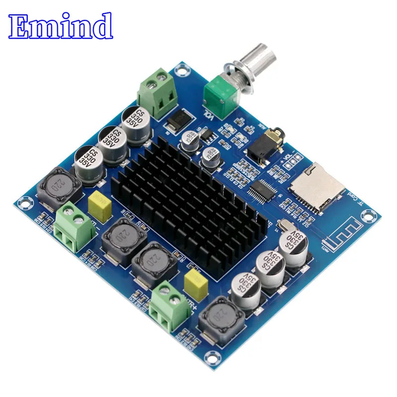 

1/3/5/10/20Pcs XH-A105 Bluetooth 5.0 Digital Power Amplifier Board TDA7498 Supports AUX Dual 100W High Power With Potentiometer