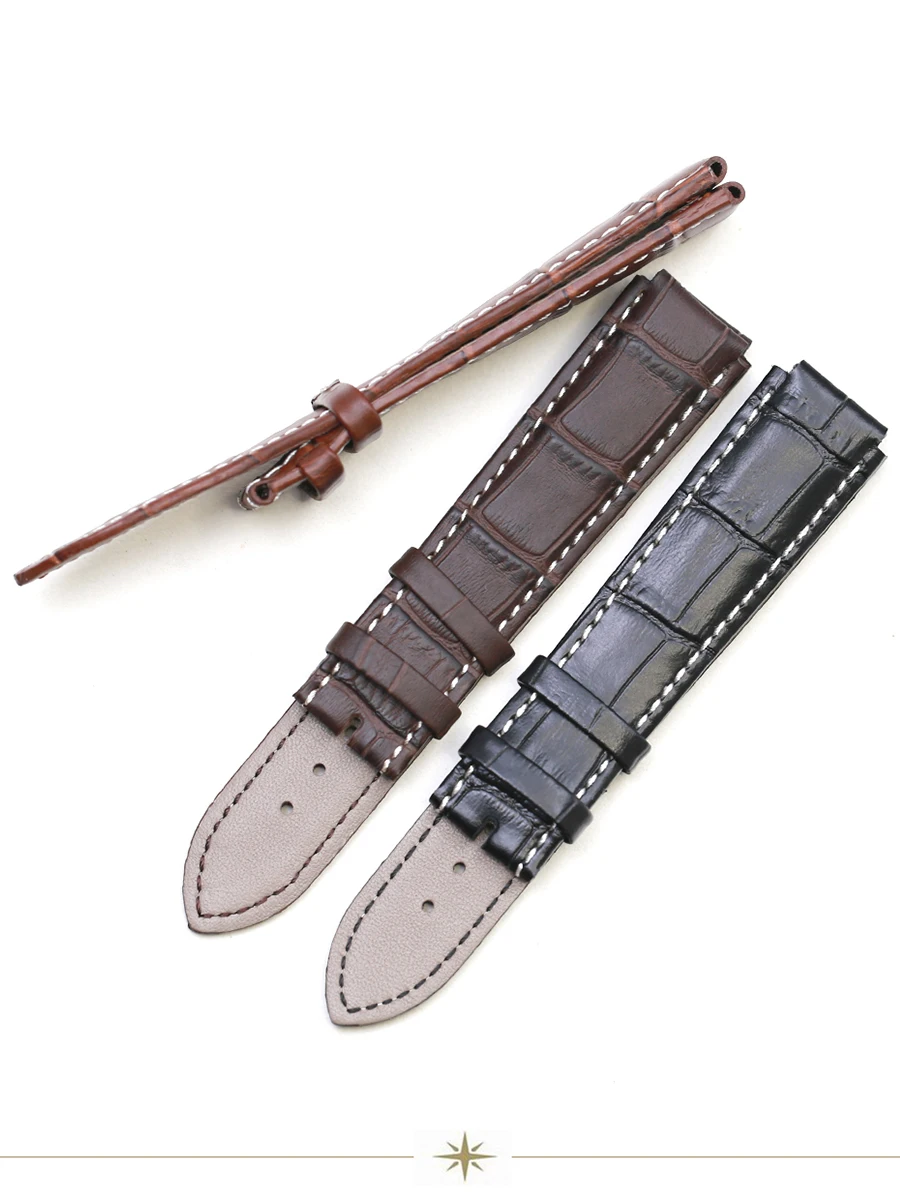 SAUPPO For Rado Centrix Sweatproof and Breather Genuine  Leather R30939125 R30554105  Watch Band Strap Classic And Practical