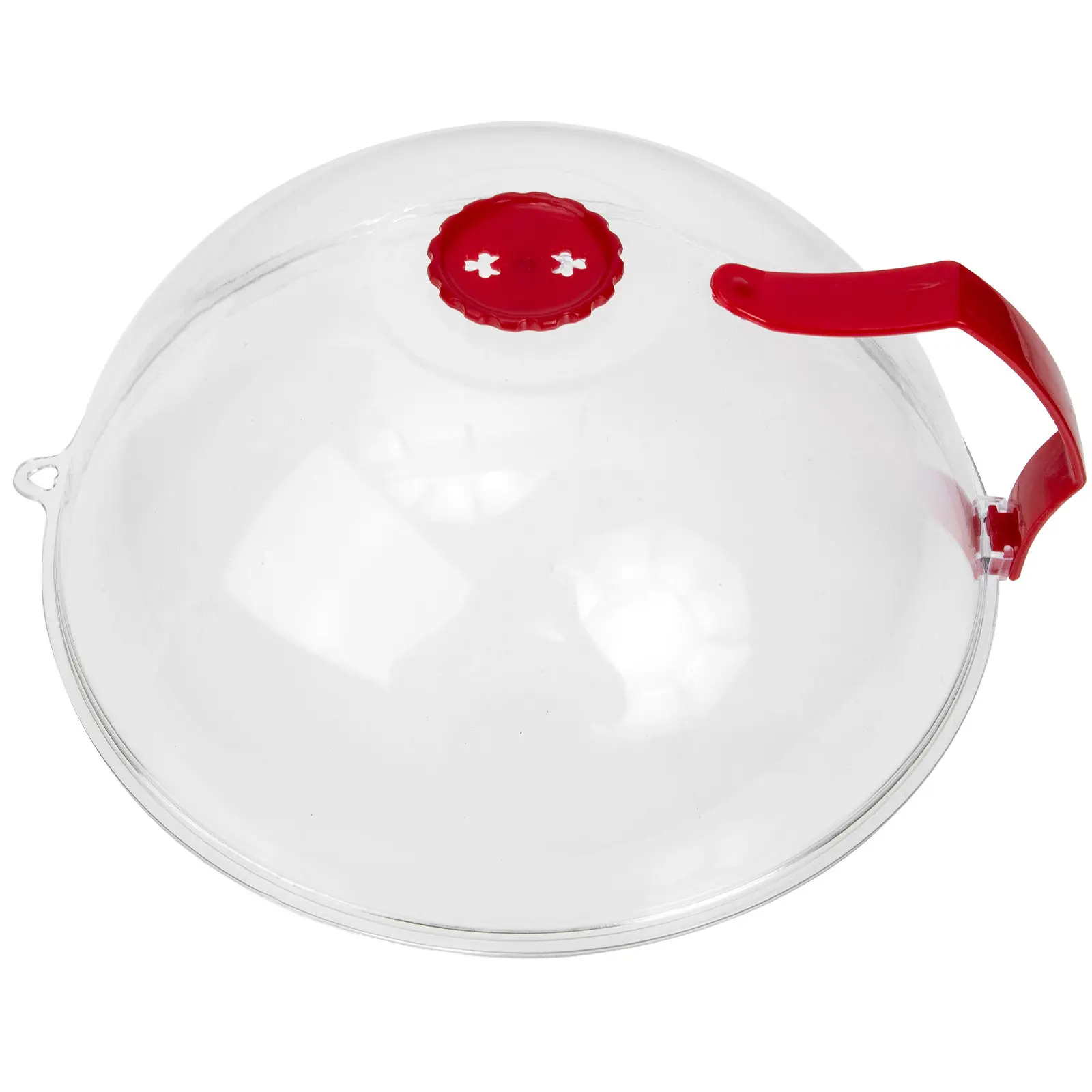 

Plastic Microwave Food Cover with Vent Transparent Splatter Guard for Even Reheating Kitchen Storage Fresh Keep Cover Container