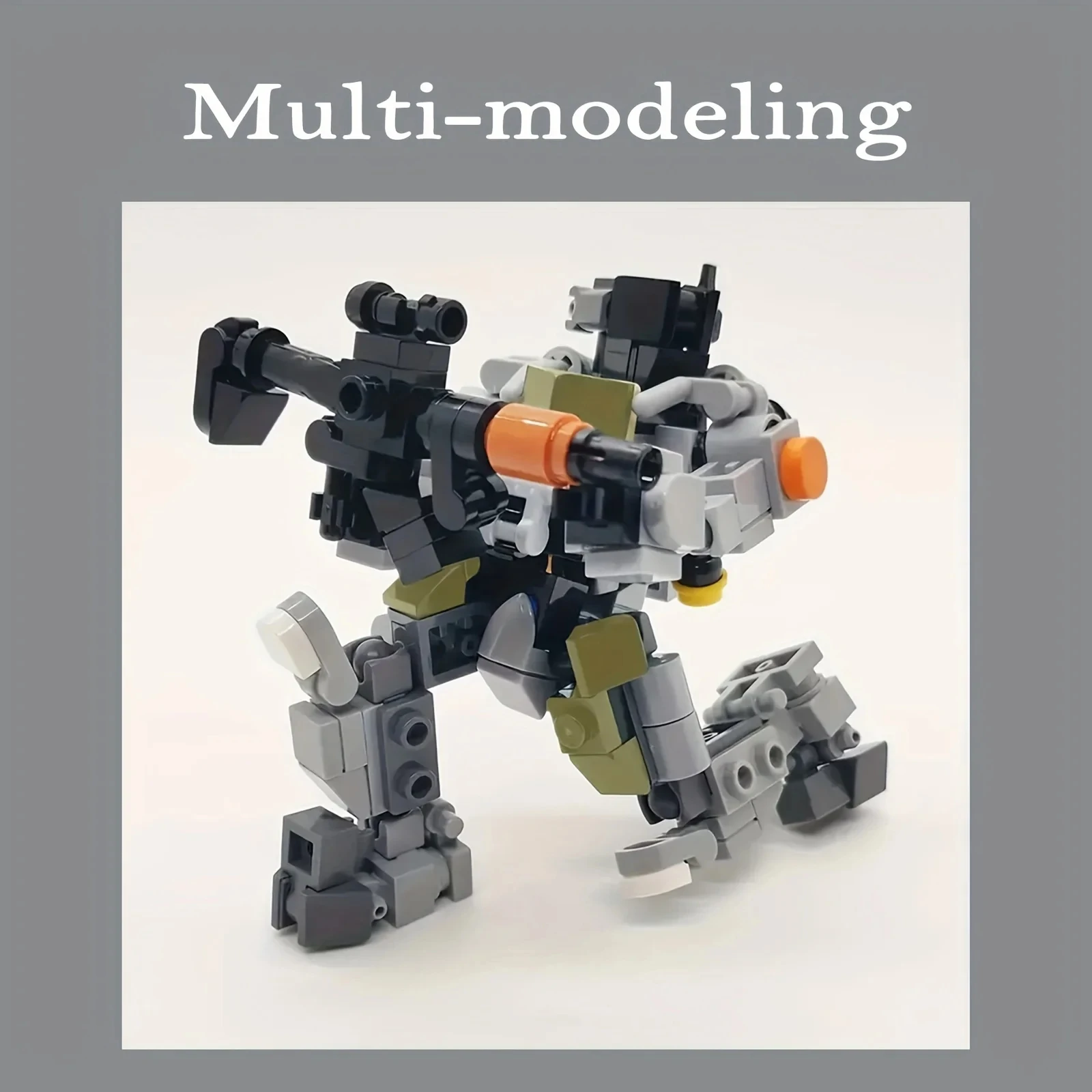 MOC Building Model Toy Robot Building Kit Armor Action Figure Collectible Toy For Kids Adults Christmas Birthdays Gift