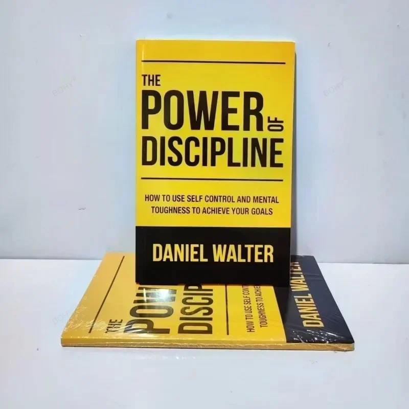 1 Livro O Poder da Disciplina Por Daniel Walter Livro Inglês de Auto-Ajuda Motivacional Brochura