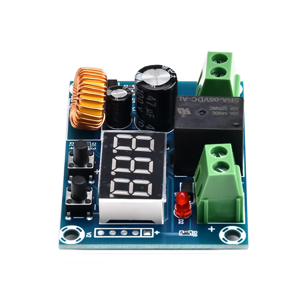 XH-M609 Low Voltage Disconnect Switch Cut Off 12V 24V 36V Digital LED Display Over-Discharge Protect for 12-36V Lithium Battery