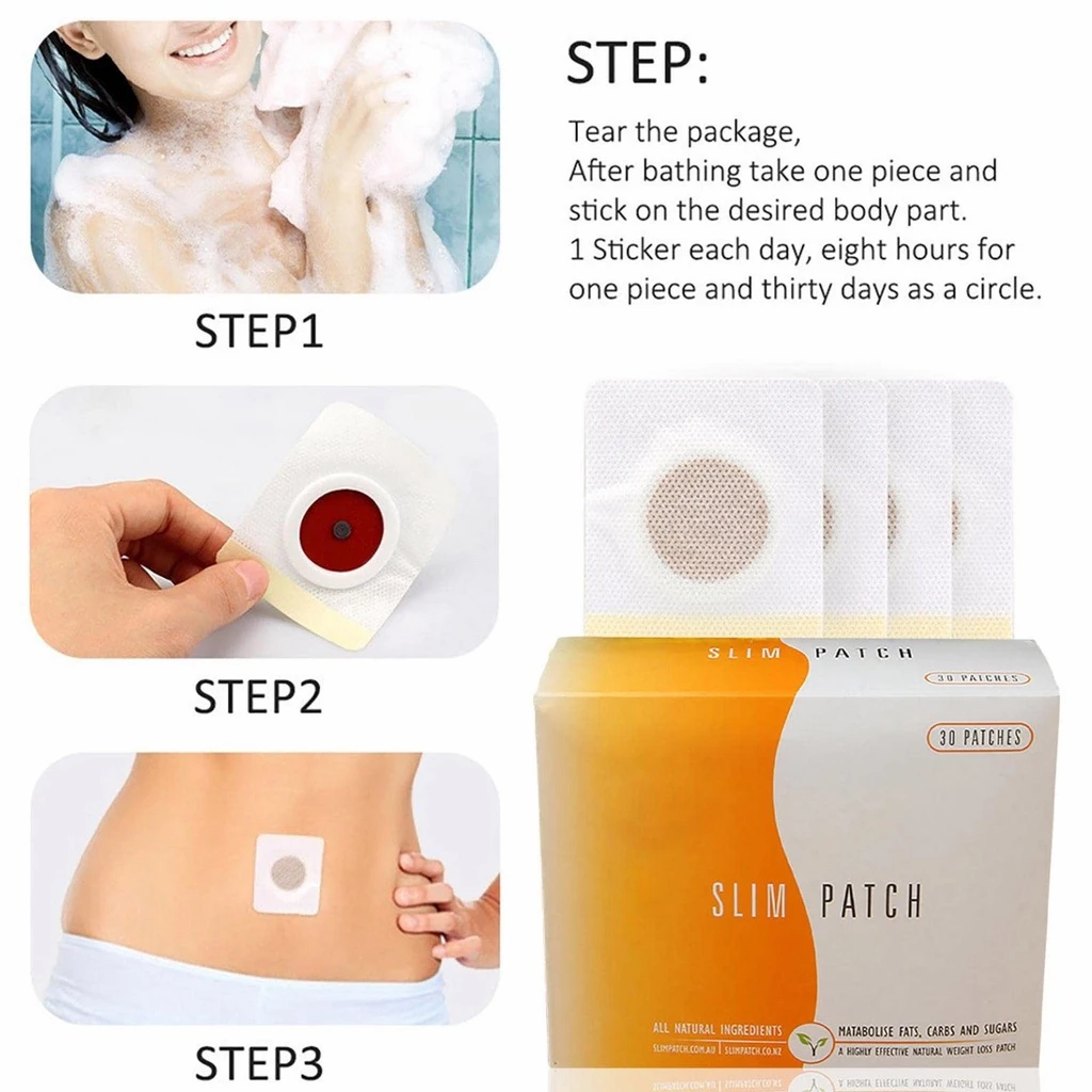 10 Days Fast Slimming Patch Navel Patch Weight Lose Sim Patch Lower Body Fat Burning Paster Thigh Belly Hip Fat Burner Products