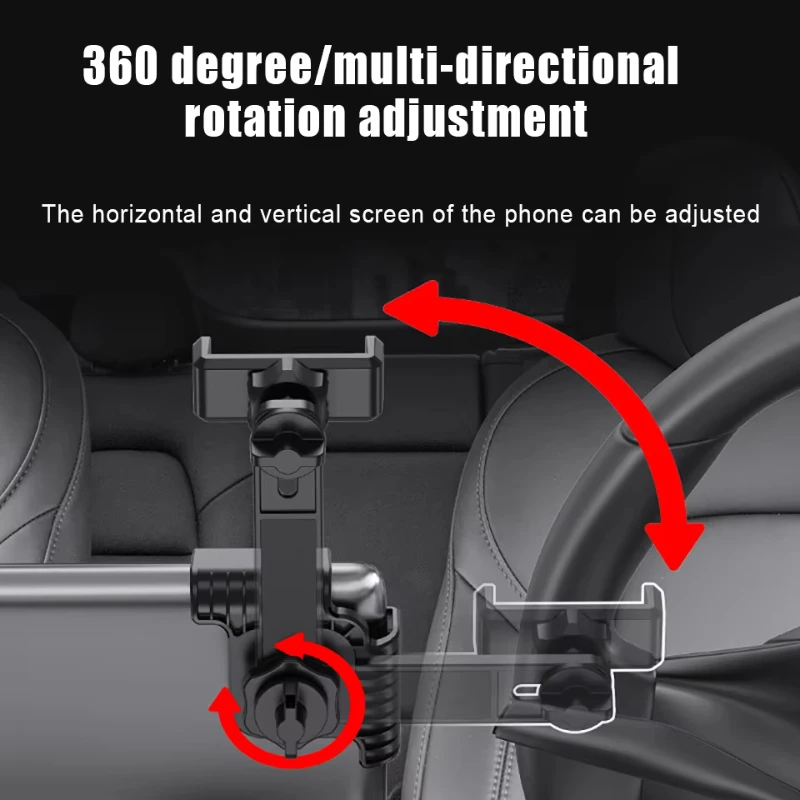 Uniwersalny uchwyt samochodowy na telefon komórkowy do wyświetlacza samochodowego BYD Tesla Model 3/Y/S/X, skalowalne uchwyty na telefon, obrotowy o 360 stopni uchwyt GPS — zdjęcie produktu 6