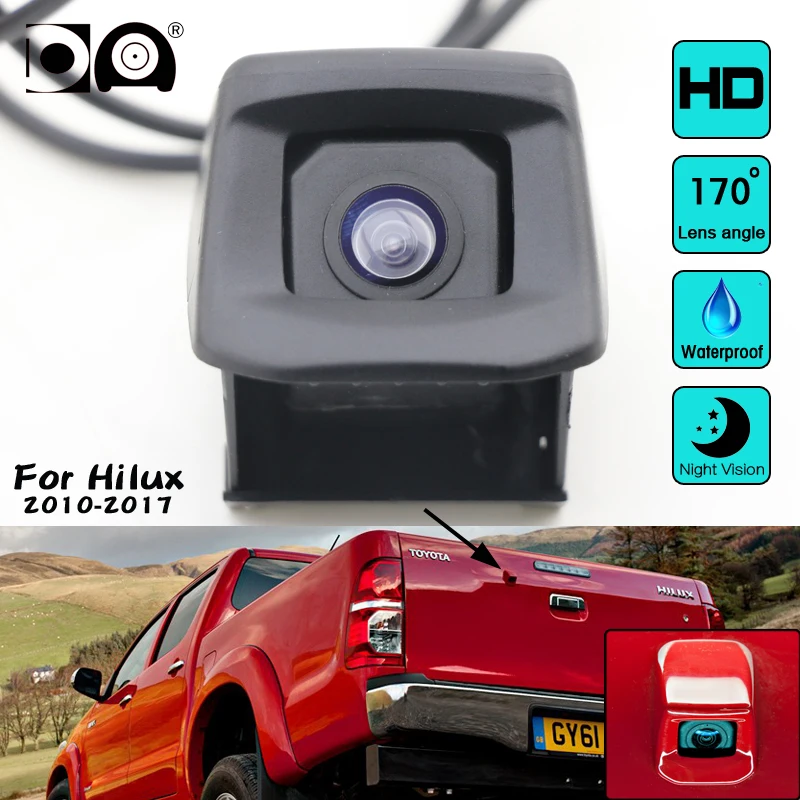 

Car Rear Camera for Toyota HILUX 2010-2017 Original Reverse Hole Rear View Back Up WaterProof CCD Night Vision View Car Camera