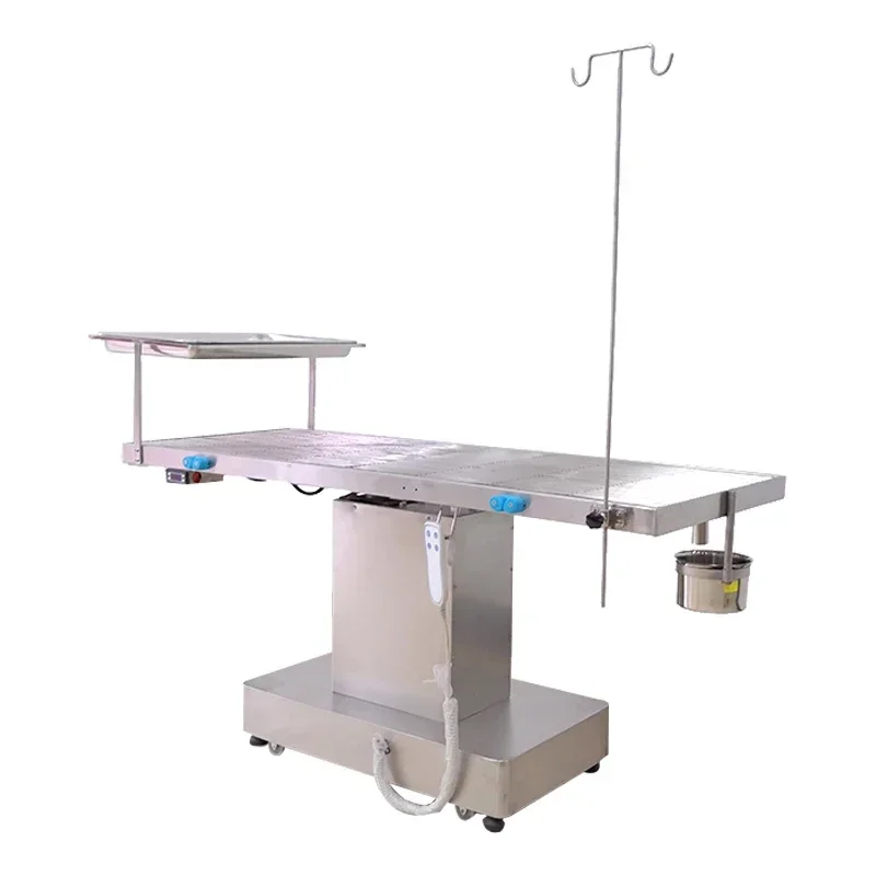 Elevating and lowering constant temperature table for examination, treatment, veterinary anatomy, and surgical table