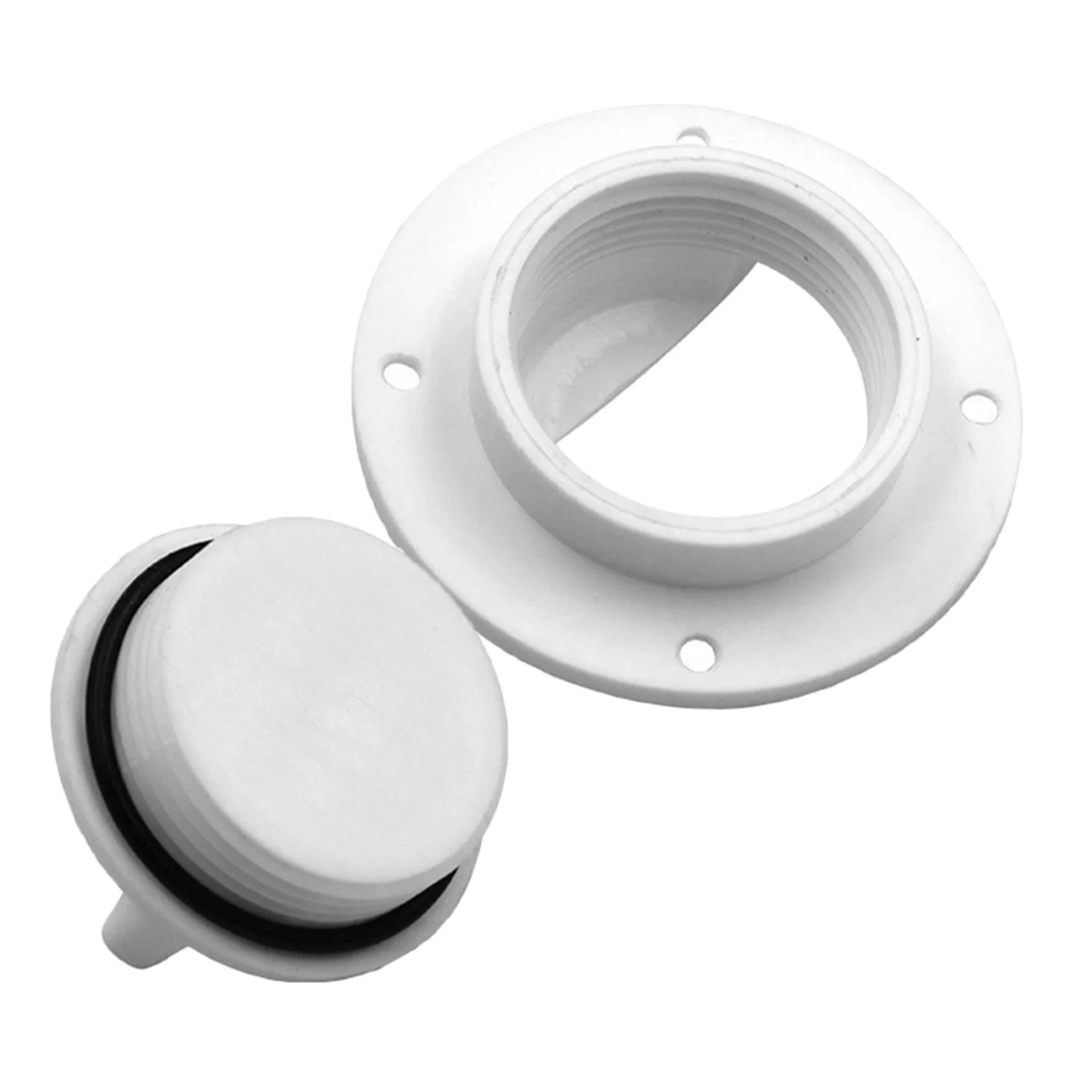 Plastic Boat Drain Valve Marine Grade Durable Boat Water Scupper Drain Outlet Bottom Ship Water Discharge Scuppers for Boats