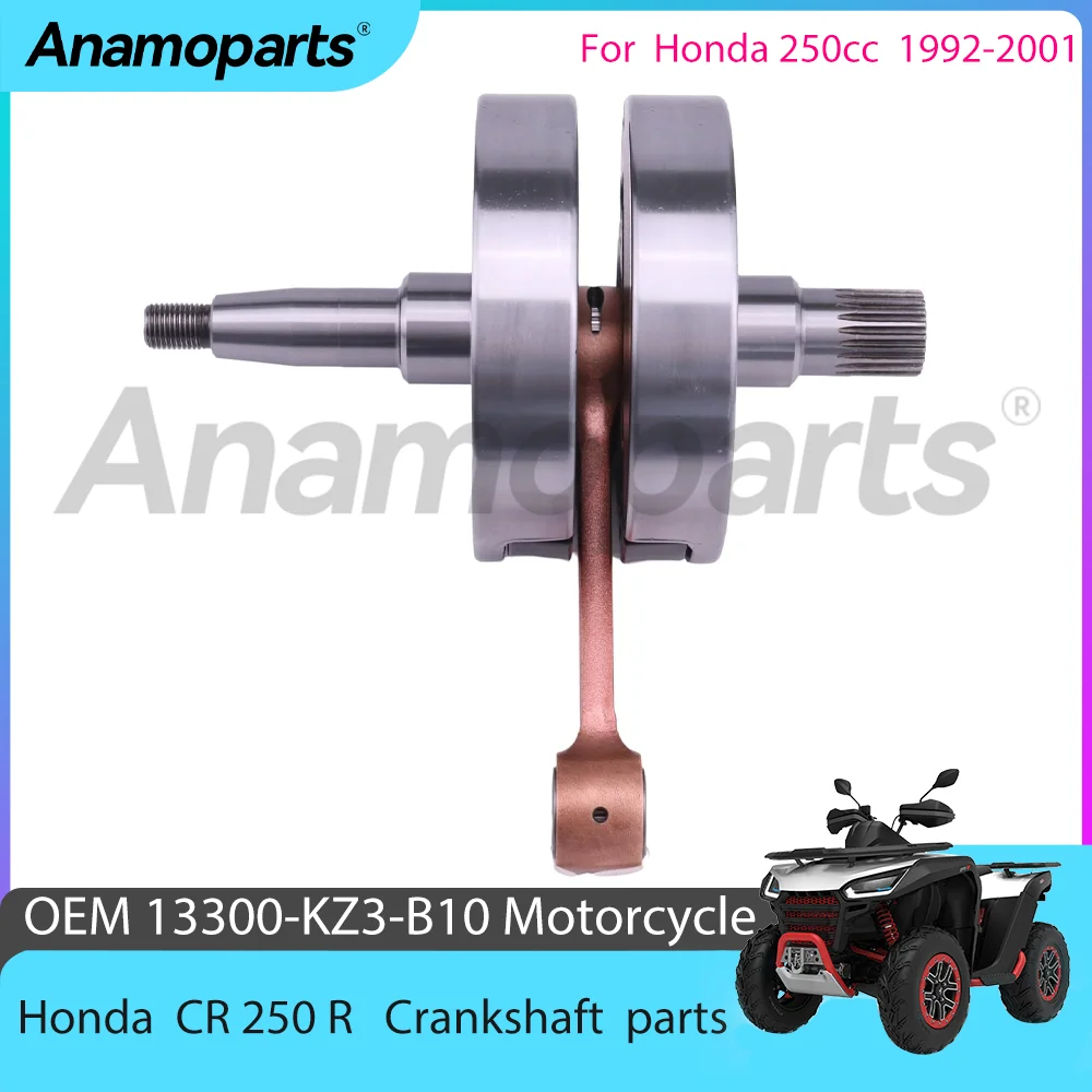 Motorcycle engine Crankshaft parts For 1992-2001 Honda CR 250 R CR250R 250CC Compatible With/Replacement 13300-KZ3-B10