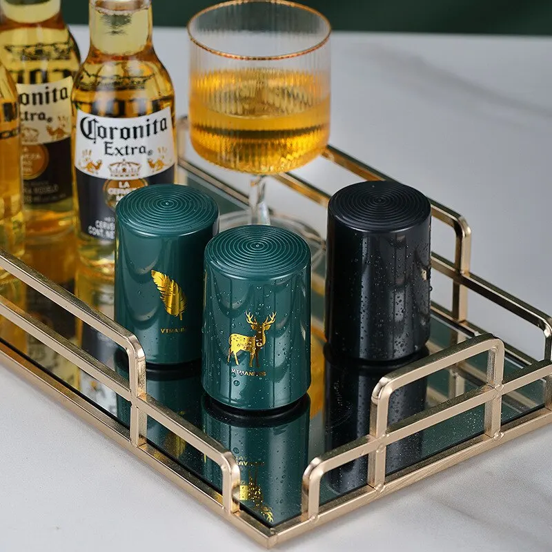 Press Bottle Opener Beer Light Luxury Ins Creative Net Red High Value Catering Restaurant Bar Press Automatic No Trace Open Wine image 4