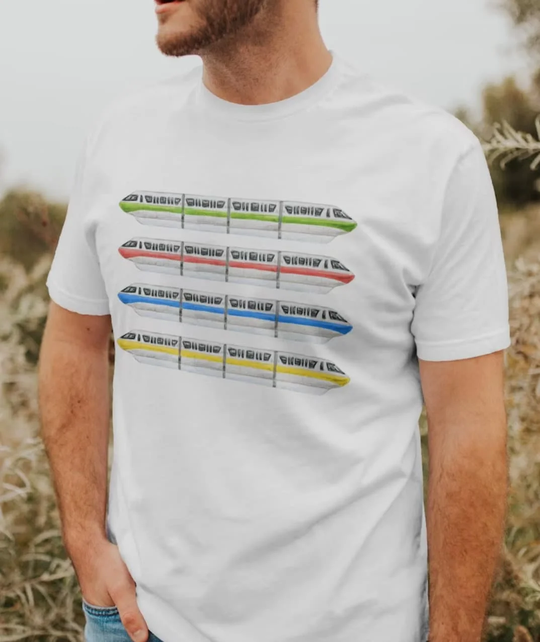 Monorails Bella Canvas Jersey T Shirt