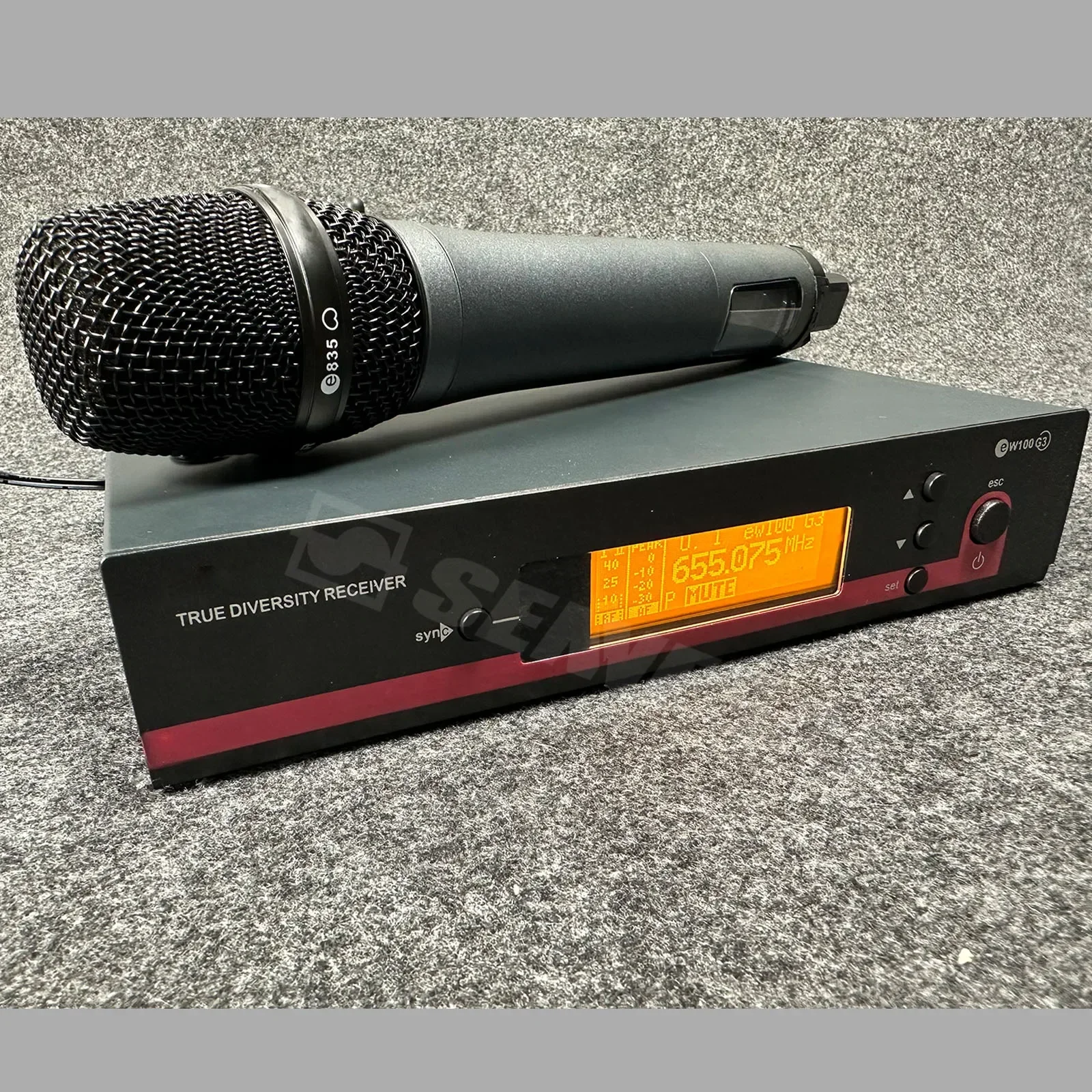 High Quality！1:1 True Diversity EW100G3 Digital Professional Wireless Microphone Single Channel Metal e835 Handheld，626-658MHz