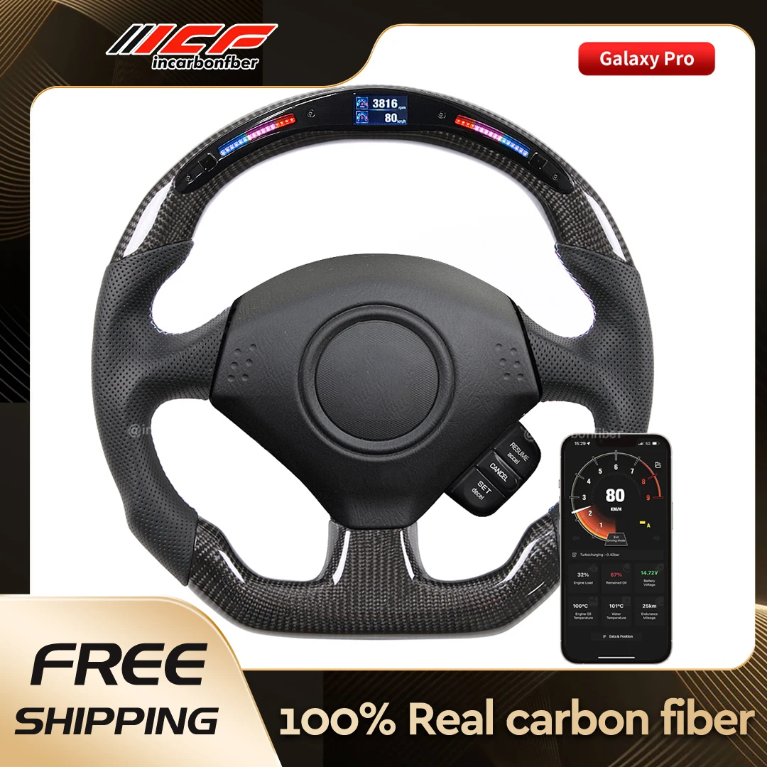 Carbon Fiber Customized LED Steering Wheel for Honda S2000 AVANCIER CIIMO