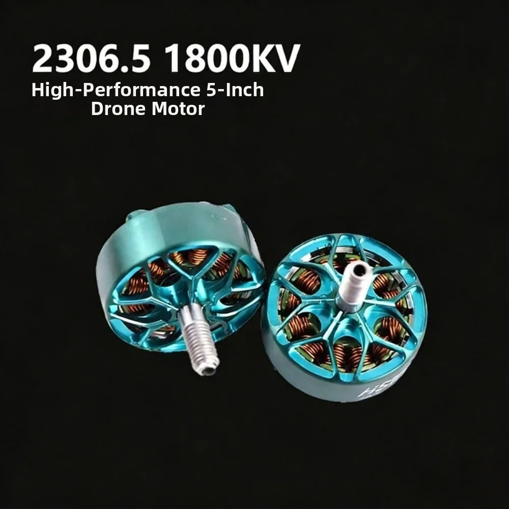 HSKRC Crossover Machine Brushless MotorRacing Parts 2306.5 1800KV Blue Color High Power RC Aircraft Accessories