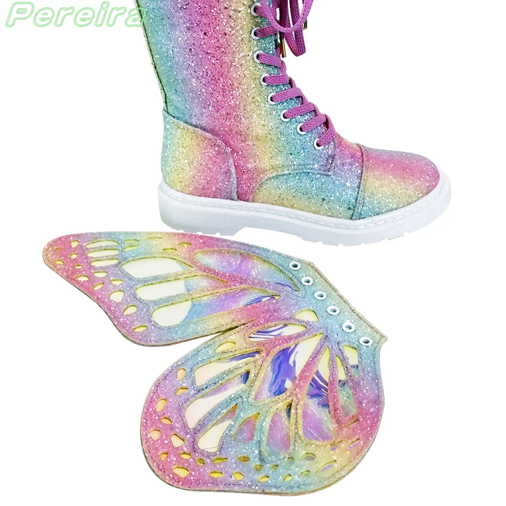 Colorful Wing Sneakers Decoration Fashion Shoes Wings