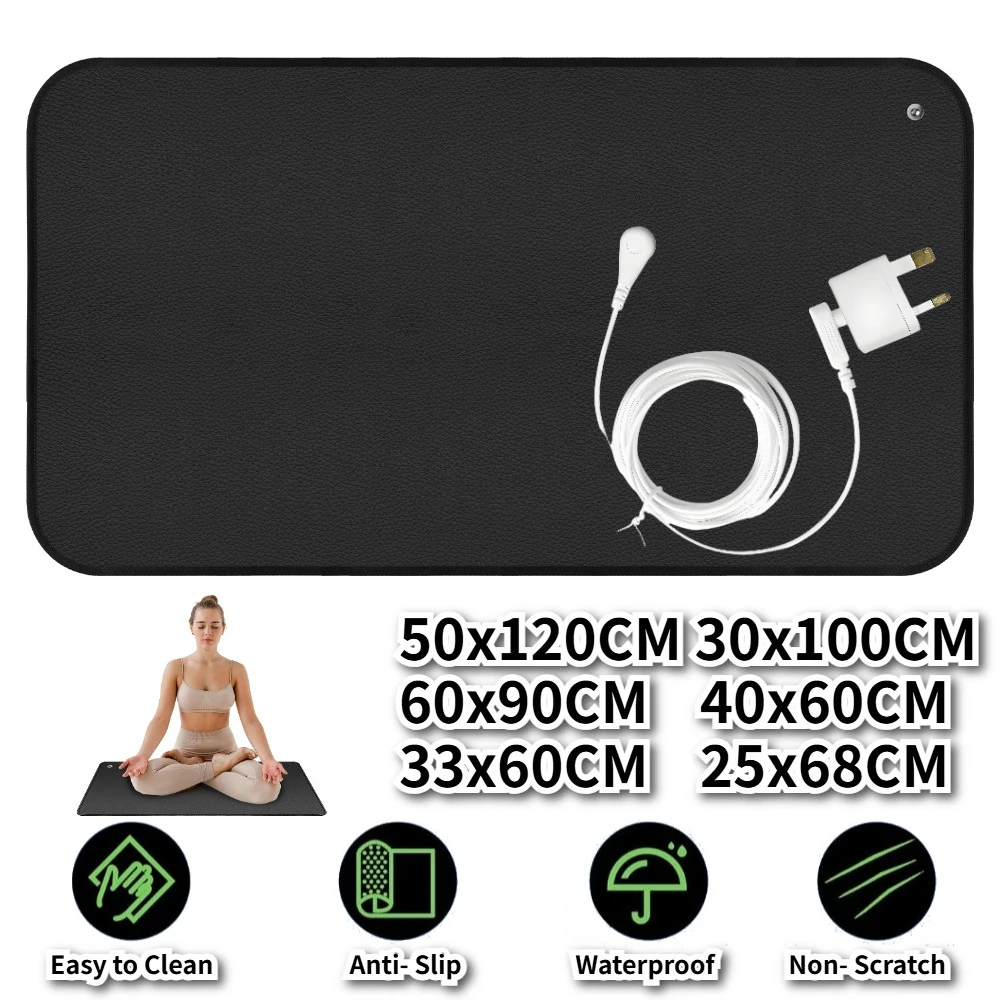 Grounding Mat for Sleep Energy Pain Relief Inflammation Balance Wellness Earth Connected Therapy Grounding Mat Grounding Sheet