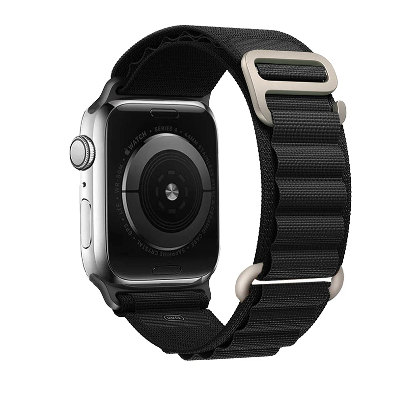 für Apple Watch Armbänder 45mm 46mm 49mm 42mm iWatch Band 44mm 40mm Nylon Alpine Armband Correa Serie 10 9 8 7 6 11 12 SE Ultra 4 – Detail 4