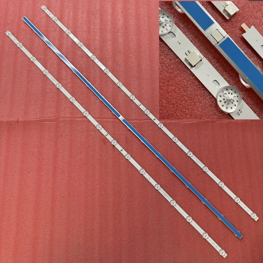 Tira de LED para iluminación trasera para 55S515D Haier 55 Smart TV S3 06-1-55FZ-CYSMC-3X16-1075X12MM-220621