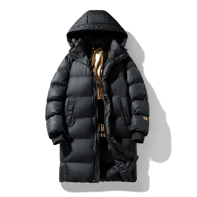 Winter  Men Casual Keep WarmParka Outdoors Loose Versatile Thickening Jacket New Fashion  Comfort Solid Removable Hat Coat Men