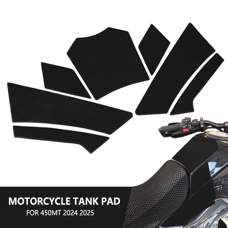 

For CFMOTO 450MT Tank Pad 450 MT 450 MT450 CF450MT 2024 2025 Motorcycle Rubber Sticker Gas Tank Protection Decals Sticker