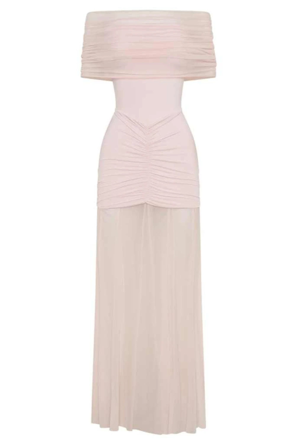 Elegant Off The Shoulder Mermaid Prom Dresses Chiffon Pleat Formal Occasions Party Dresses Customized Floor-Length فساتين