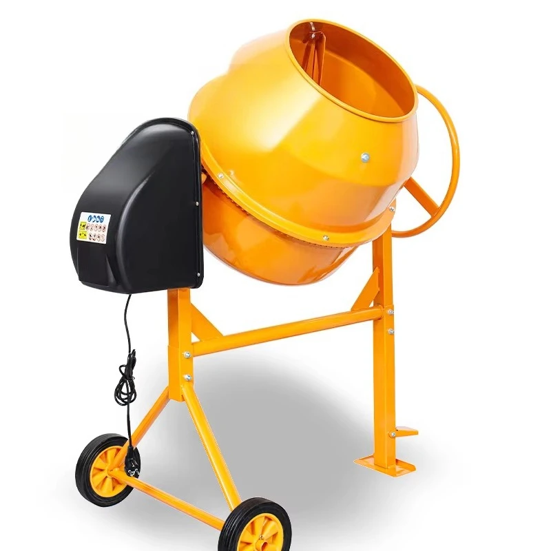 High Quality Small Portable Cement Concrete Mixer 160L 200L 260L Electric Construction Site