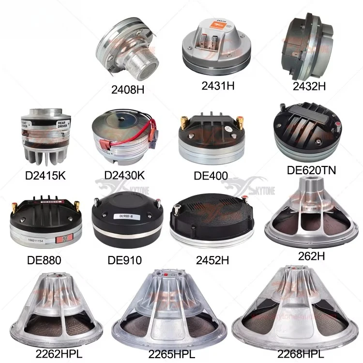 2431H Neodymium HF Tweeter Speaker, 3inch Titanium Compression Driver