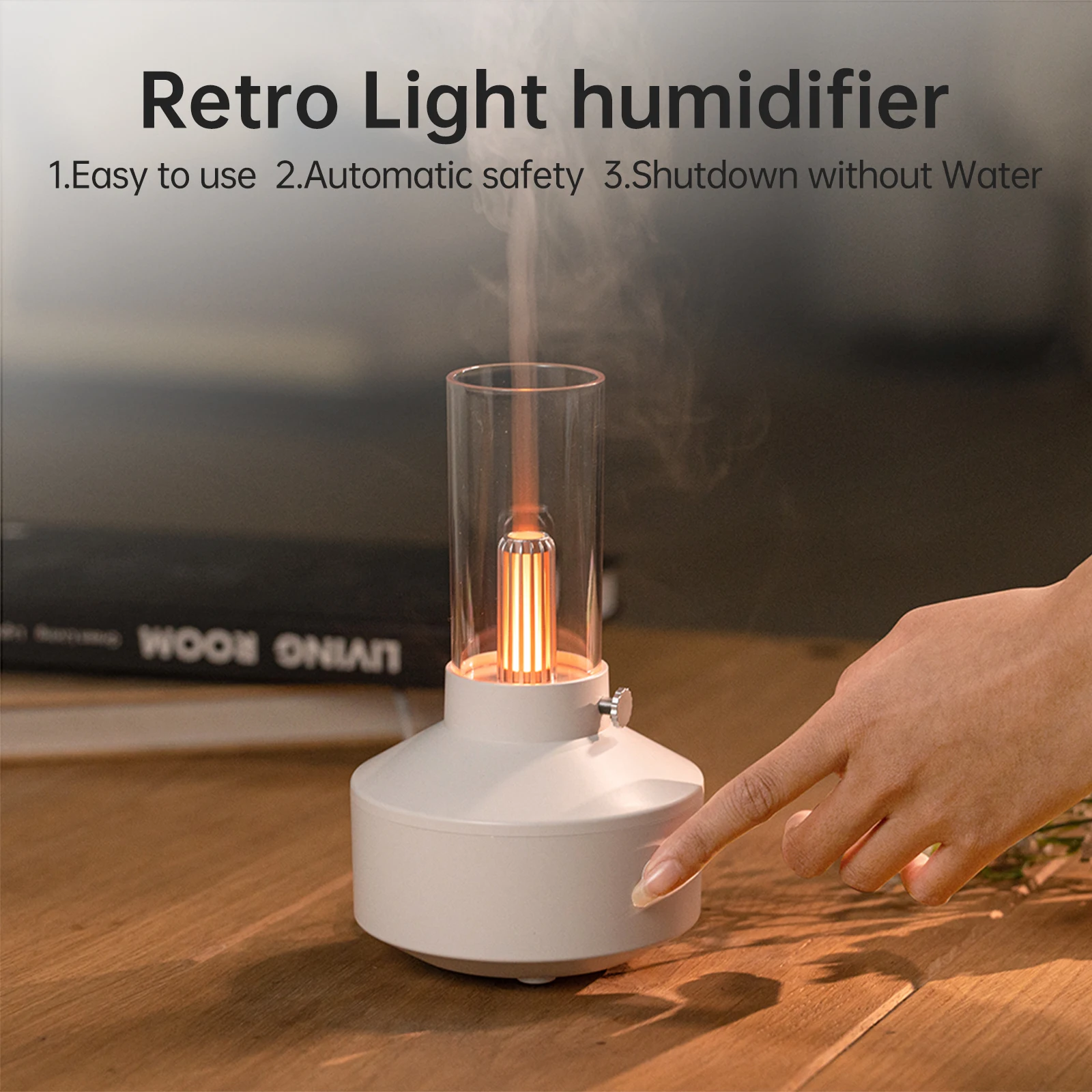 Vissko Portable Aroma Diffuser USB Humidifier 150ML Essential Oil Diffuser LED Light Cold Maker Sprayer For Yoga Bedroom Office