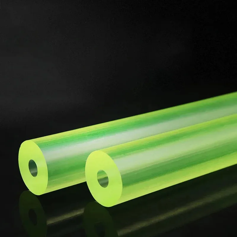 Polyurethane PU Hollow Rod Elastic Stretching Tube 16mm to 70mm Outer Diameter 500mm Long 1 Piece