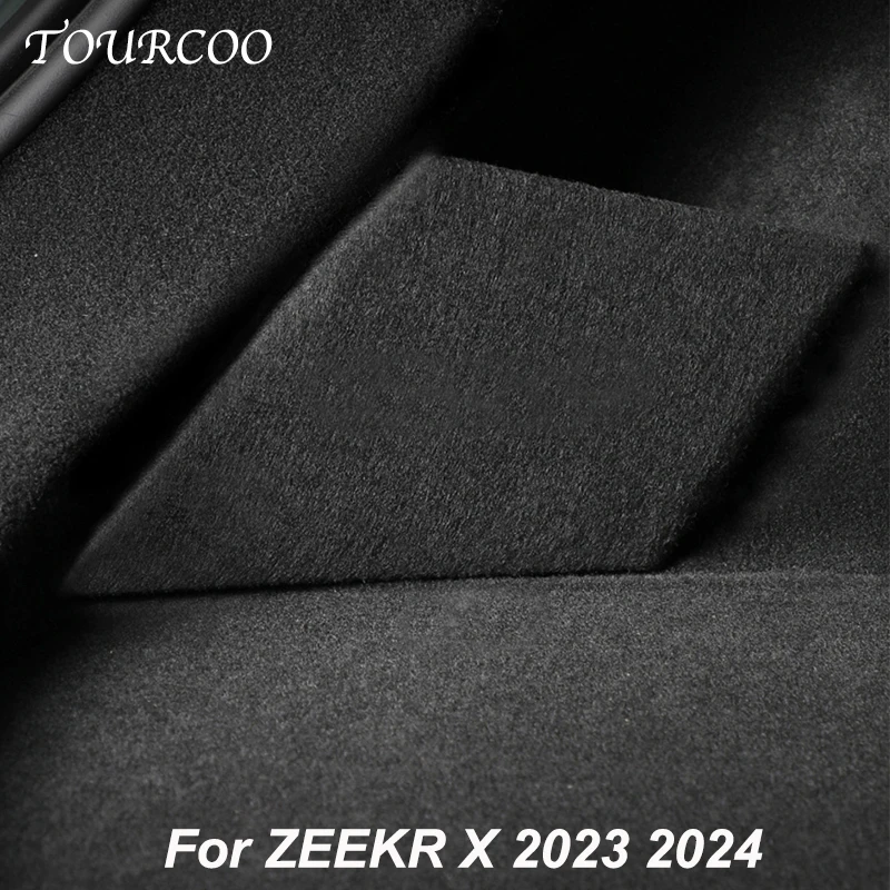 

For ZEEKR X 2023 2024 Car Accessories Trunk Side Storage Organizer Board Partition Compartment