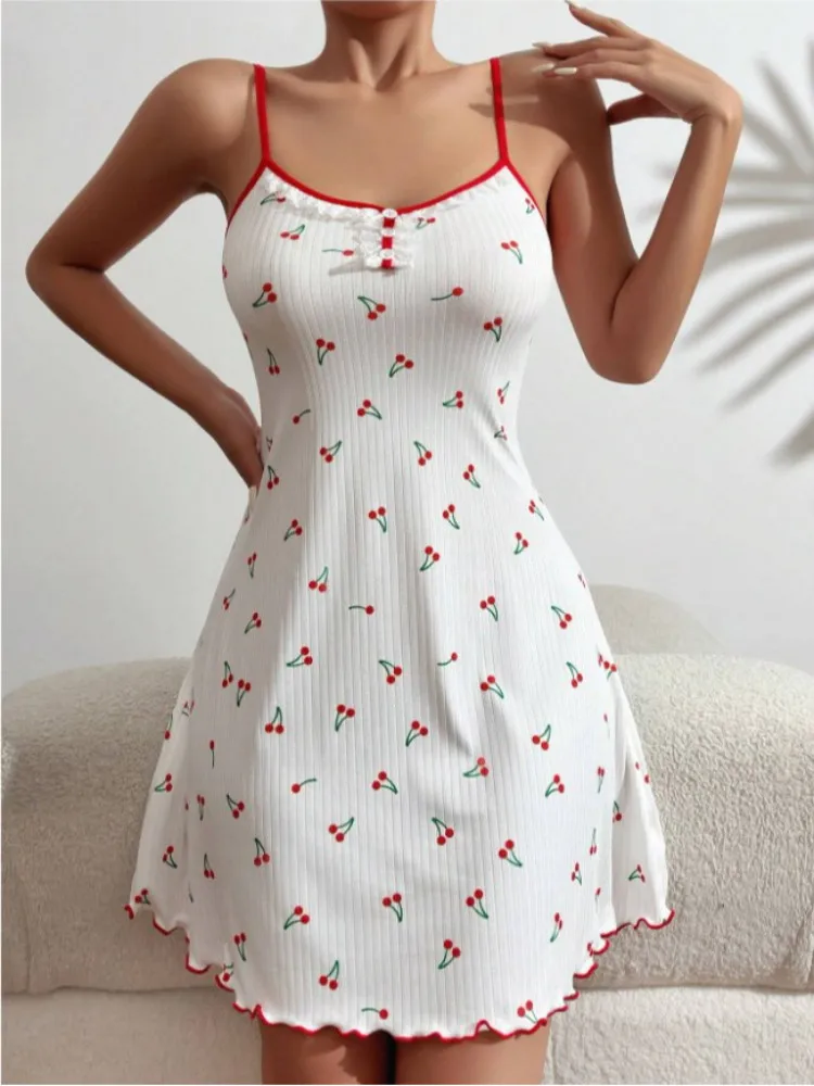 

Summer new sweet dress suit ladies red Y2K mini dress party Korean fashion suit
