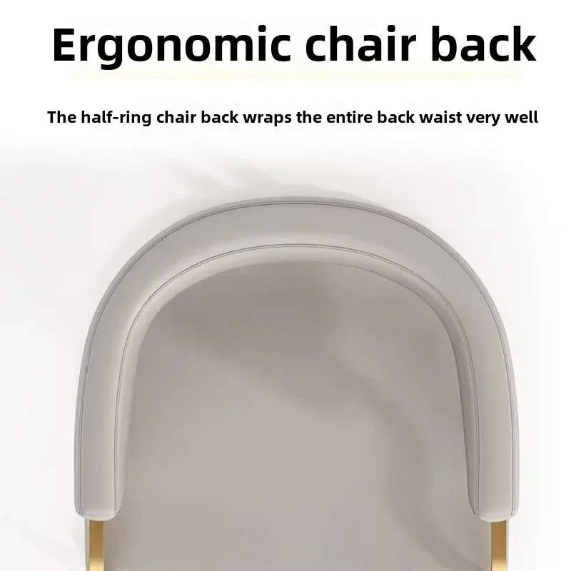 Simple Style, Dining Chair, High-end, Tea Chair, Reception, Mahjong, Sofa, Manicure, Makeup, Chair Dining Room Furniture image 4