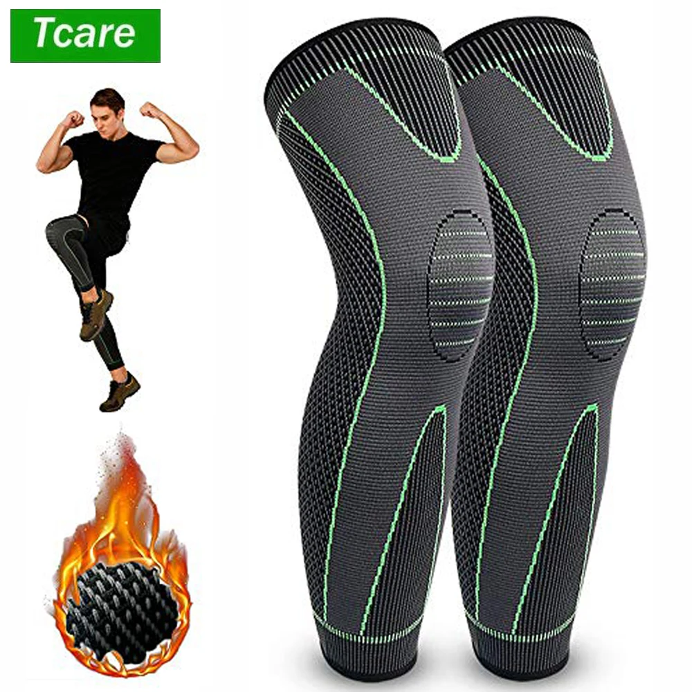 

Tcare Knee Brace Warm Long Compression Knee Sleeve for Men Women Knee Support Protector for Weightlifting Workout Tear Arthritis