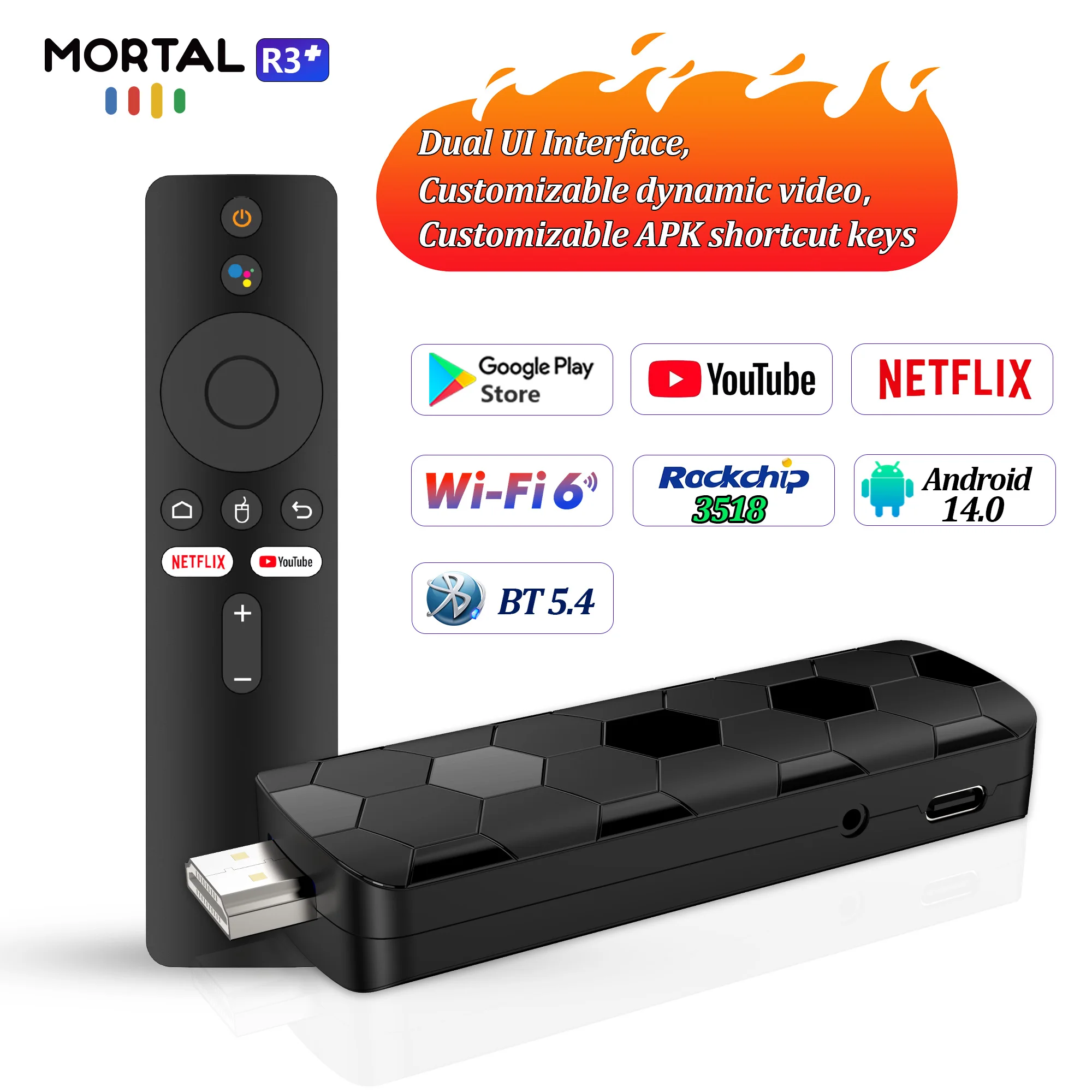 New R3+ Tv Stick Du… - image