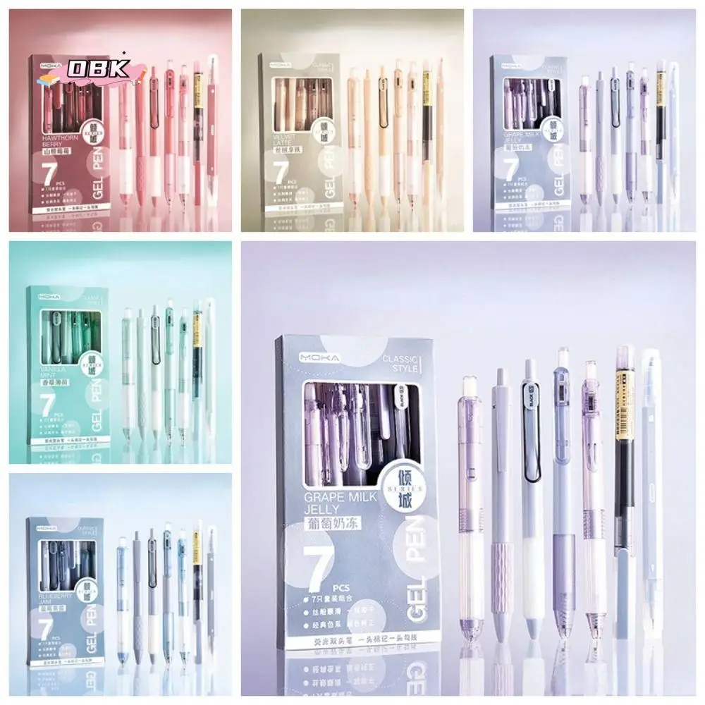 

Japanese ST Nib Press Gel Pen Black Ink Quick-Drying Signature Pen 0.5mm Writing Smoothly Ballpoint Pen Office