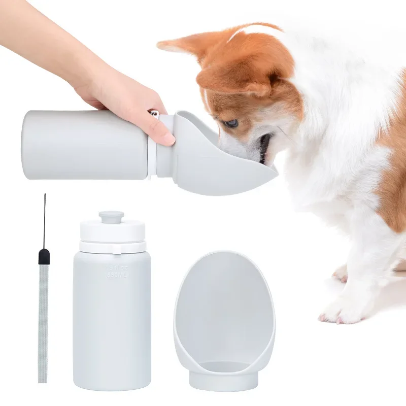 

Portable Folding Dog Water Bottle Cat Out Walking Dog Bottle Outdoor Pet Water Bottle for Dog Out Cup