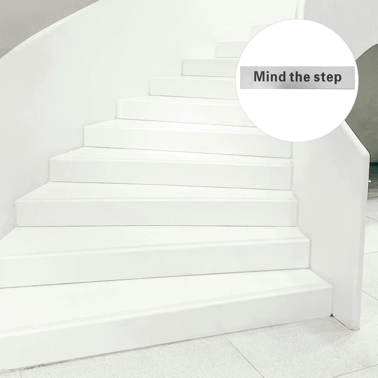 

Warning Sign Signs Mind Your Step for Stairs Caution Steps Board Stainless Steel